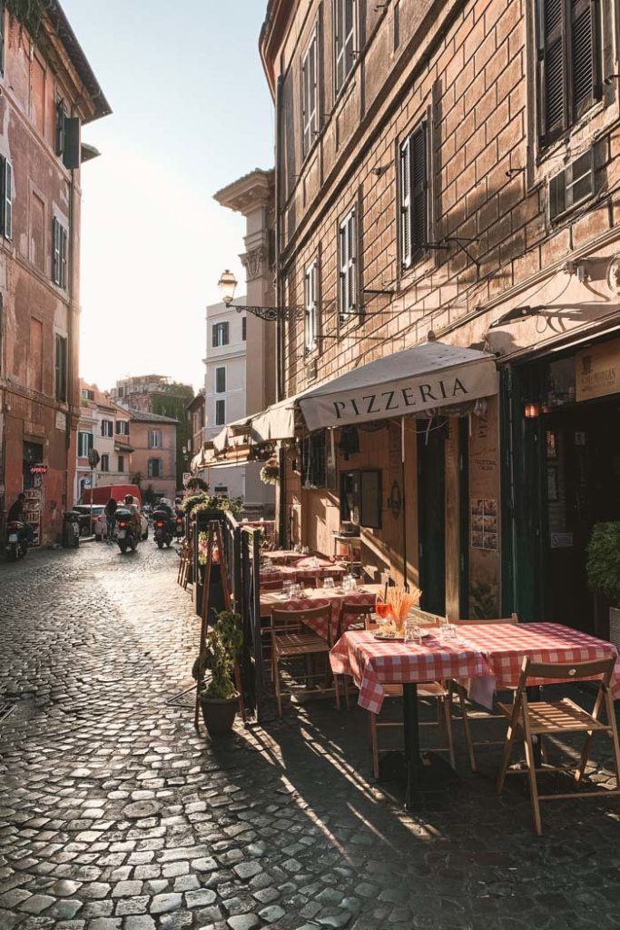 Rom Pizzeria in Trastevere