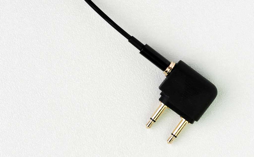 Dualklinken Adapter fürs Flugzeug
